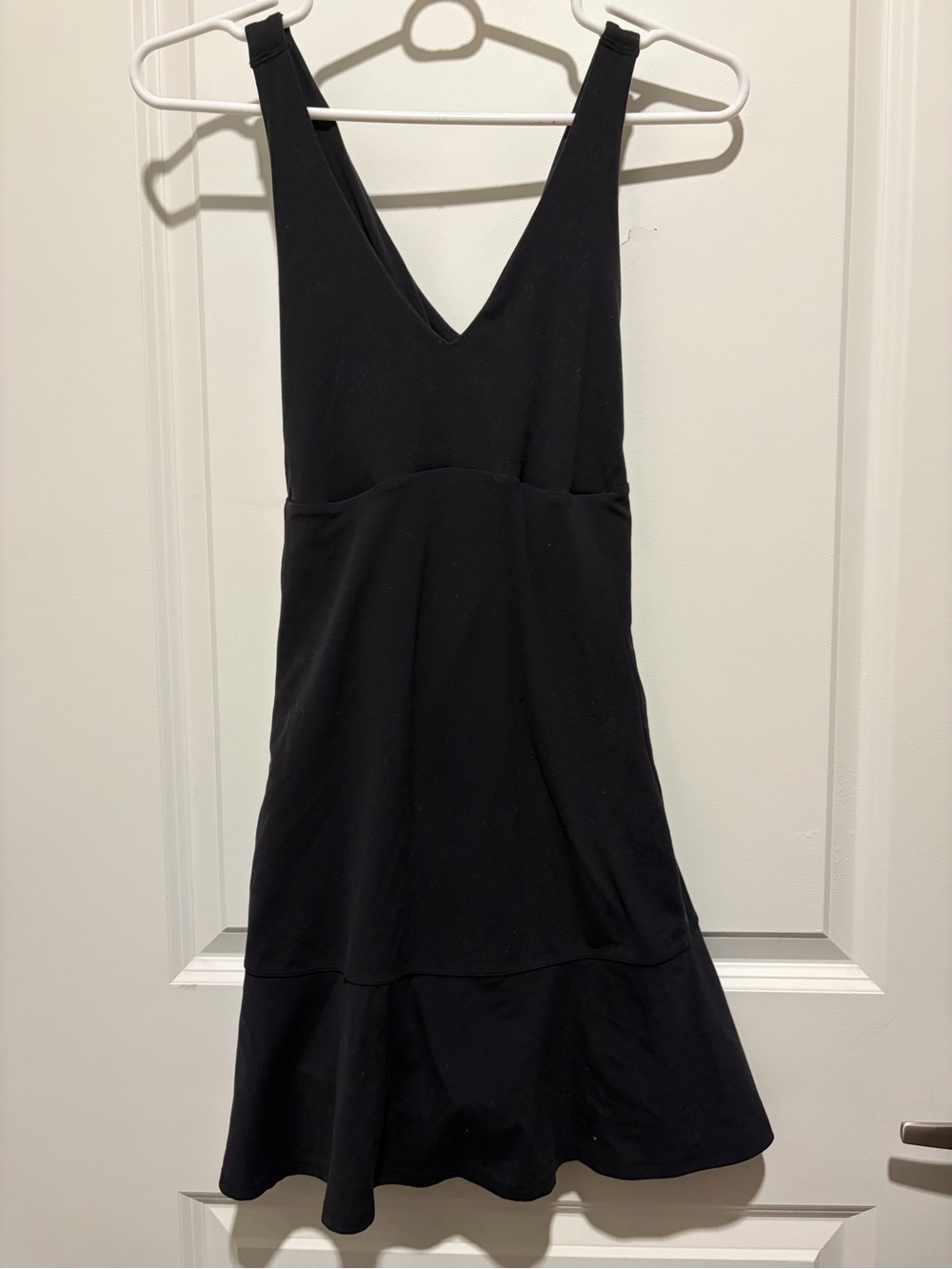all in motion Black V-Neck Sleeveless Mini Dress